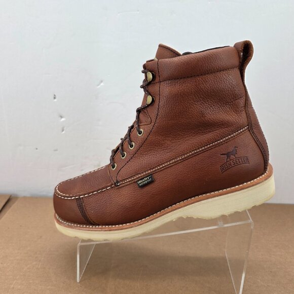 Red Wing 838 Irish Setter 7" Mens Boots Wingshooter Ultra Dry Waterproof Sz 11.5 - Picture 12 of 16